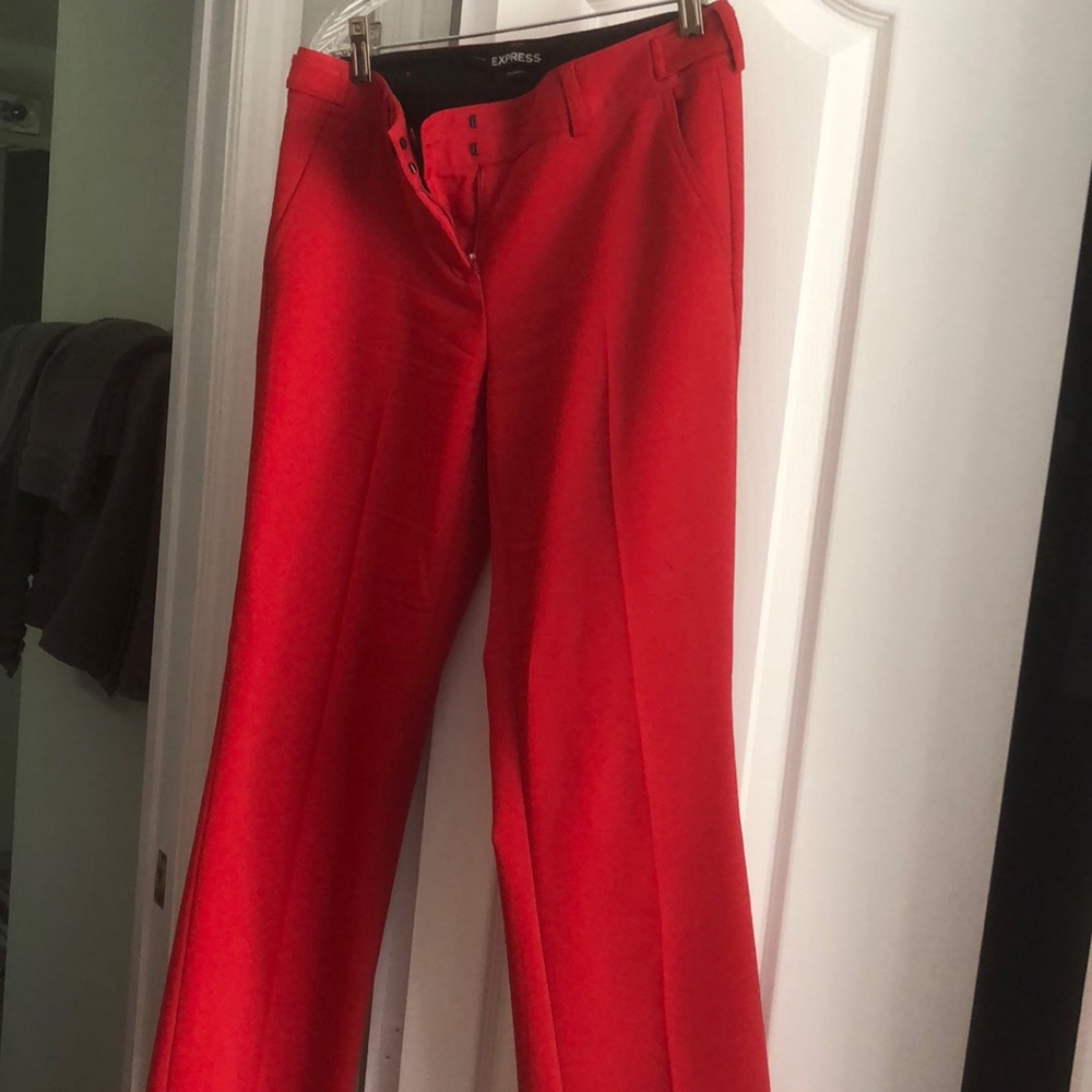 Express, red columnist pant